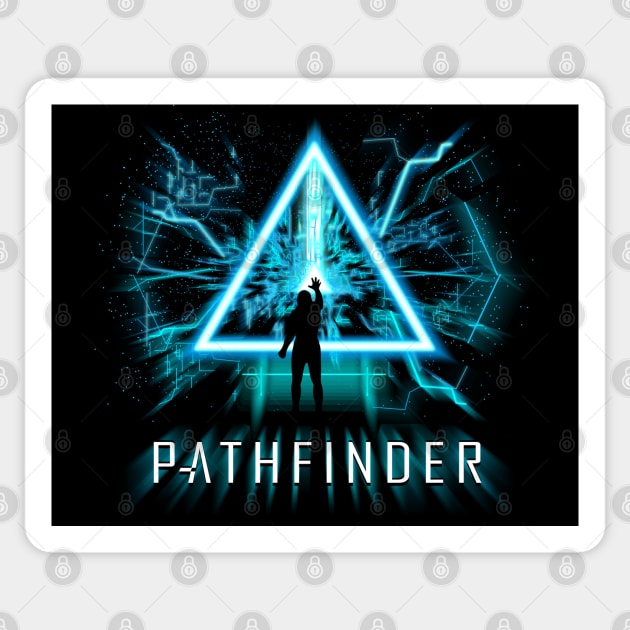 The Pathfinder Sticker by aparttimeturtle